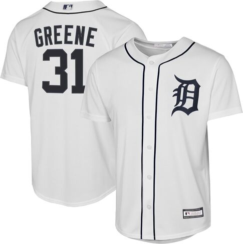 Riley Greene Detroit Tigers MLB Kids Youth 8-20 White Home Player Jersey in Saudi Arabia