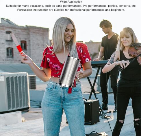 2PCS Guiro Scraper Brush, Stainless Steel Latin Percussion Comb Scraper Brush, Clear and Authentic Sound Quality, for Bands, Performances in Saudi Arabia