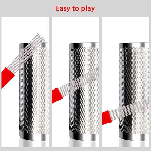 2PCS Guiro Scraper Brush, Stainless Steel Latin Percussion Comb Scraper Brush, Clear and Authentic Sound Quality, for Bands, Performances in Saudi Arabia