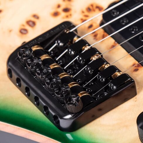 جيتار كهربائي بدون رأس من Redid مكون من 6 أوتار من خشب الماهوجني وطبقة علوية من خشب الورد ورقبة القيقب وخشب الورد ومقياس 24 فريتس مقاس 25.5 بوصة، التقاطات همبوكر، جيتار السفر مع حقيبة أزعج (أخضر) in Kuwait