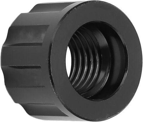 Keenso Bike Thru Axle Nut، M12 X 1.5mm سبائك الألومنيوم دراجة محاور أنبوب رمح الجوز ملحقات الدراجة للدراجة الجبلية، دراجة الطريق in Saudi Arabia