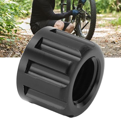 Keenso Bike Thru Axle Nut، M12 X 1.5mm سبائك الألومنيوم دراجة محاور أنبوب رمح الجوز ملحقات الدراجة للدراجة الجبلية، دراجة الطريق in Saudi Arabia
