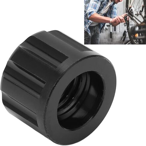 Keenso Bike Thru Axle Nut، M12 X 1.5mm سبائك الألومنيوم دراجة محاور أنبوب رمح الجوز ملحقات الدراجة للدراجة الجبلية، دراجة الطريق in Saudi Arabia