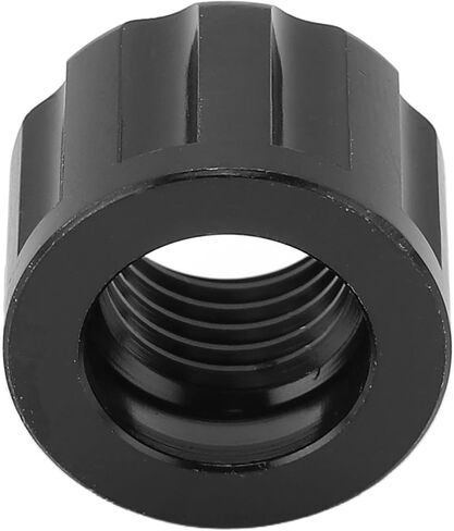 Keenso Bike Thru Axle Nut، M12 X 1.5mm سبائك الألومنيوم دراجة محاور أنبوب رمح الجوز ملحقات الدراجة للدراجة الجبلية، دراجة الطريق in Saudi Arabia