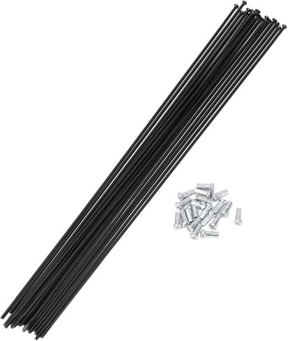 Motoforti 20 Set 14G مستقيم سحب دراجة المتحدث 301 مللي متر مستقيم سحب عجلة الدراجة المتحدث الكربون الصلب الأسود in Saudi Arabia