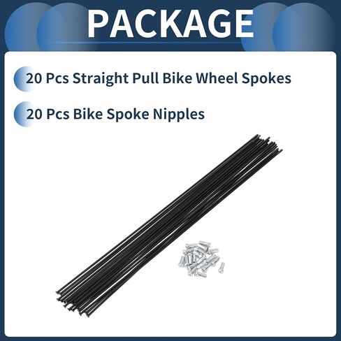 Motoforti 20 Set 14G مستقيم سحب دراجة المتحدث 301 مللي متر مستقيم سحب عجلة الدراجة المتحدث الكربون الصلب الأسود in Saudi Arabia