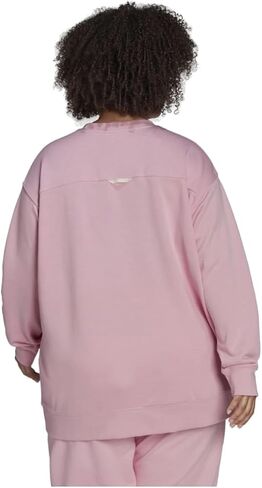 adidas Originals Womens Crew Sweatshirt Plus Size - Halo Blush & True Pink in Saudi Arabia