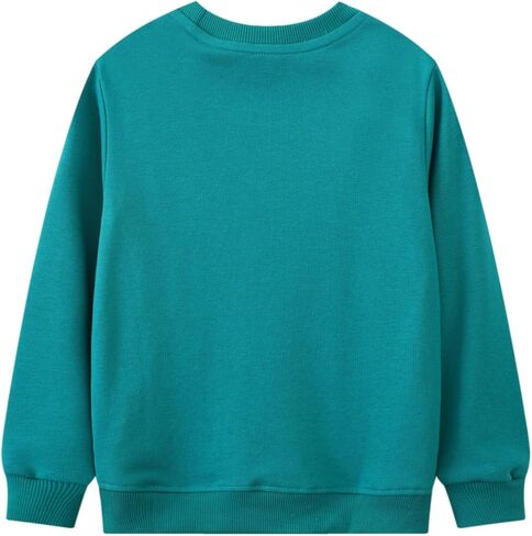 Hongshilian Little Girls Boys Cotton Sweatshirt Basic Crewneck Pullover Casual Clothing For Children in Saudi Arabia