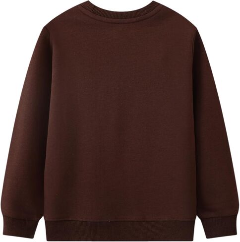 Hongshilian Little Girls Boys Cotton Sweatshirt Basic Crewneck Pullover Casual Clothing For Children in Saudi Arabia