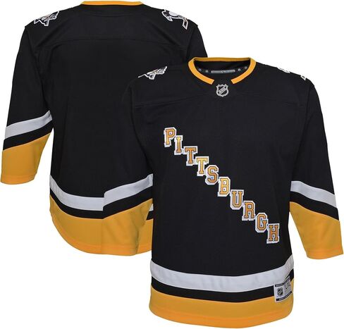 Outerstuff Pittsburgh Penguins Black Kids Youth 4-20 البديل الممتاز جيرسي فارغ in Saudi Arabia