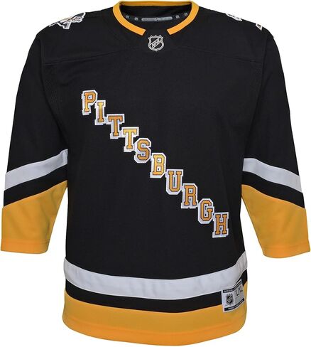 Outerstuff Pittsburgh Penguins Black Kids Youth 4-20 البديل الممتاز جيرسي فارغ in Saudi Arabia