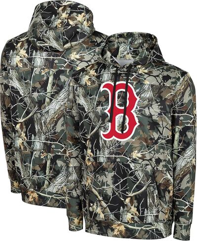 FOCO MLB Men's Official Hunter Camo Primary Logo Performance Pullover Hoodie Sweatshirt in Saudi Arabia