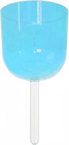 وعاء شاكرا بمقبض صلب من FMTY مع مطرقة من الخيزران وحقيبة حمل للسفر لمقبض شفاء الصوت وعاء الغناء الكريستالي الملون (برتقالي، ملاحظة D 432 هرتز) in Kuwait