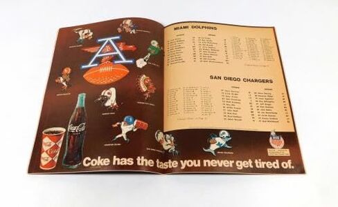 1967 San Diego Chargers at Miami Dolphins AFL Football Program 12-10-67 - NFL Programs in Saudi Arabia