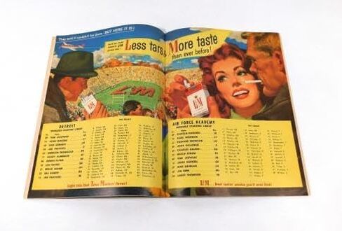 1958 القوة الجوية في برنامج كلية ديترويت لكرة القدم 26/09/58 - برامج الكلية in Saudi Arabia