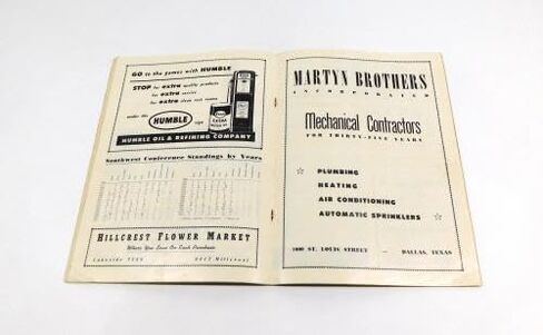 1949 تكساس في برنامج SMU College لكرة القدم 10-29-49 Doak Walker - برامج NFL in Kuwait