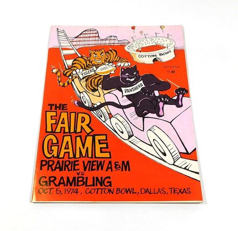 1976 Grambling at Prairie View A&M College Football Program 10-5-76 - College Programs in Saudi Arabia