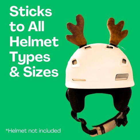 Cute Deer Antler Helmet Decorations, Universal Fit for Outdoor Fun in The Sun and Snow Sports, Plush Ear Accessories for Kids, Tweens, Teens, and Adults in Saudi Arabia