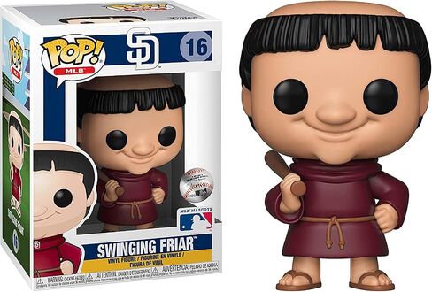 Funko Sports Mascots San Diego Padres, Swinging Friar Action Figure (Bundled with Box Protector to Protect Display Box) in Saudi Arabia