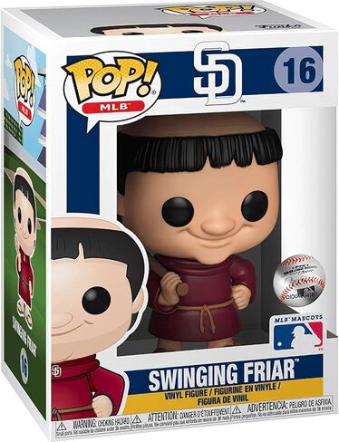 Funko Sports Mascots San Diego Padres, Swinging Friar Action Figure (Bundled with Box Protector to Protect Display Box) in Saudi Arabia