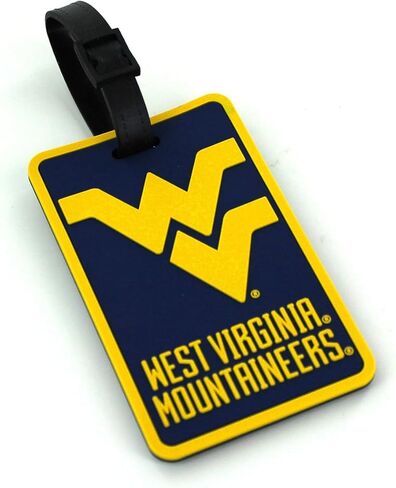 Aminco NCAA West Virginia Mountaineers Soft Bag Tag in Saudi Arabia