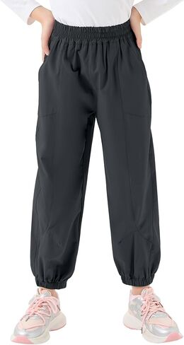Gogokids Boys Girls Hiking Pants Waterproof Cargo Pants Quick Dry Athletic Pants Lightweight Casual Outdoor Camping for 4-12Y in Saudi Arabia