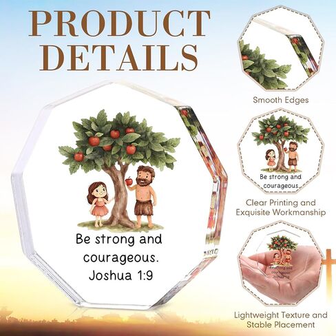20 Pcs Acrylic Christian Gifts Bulk Religious Appreciation Scripture Gifts with Bible Verse Prayers Church Keepsake for Pastor Christmas Christening Sunday School Table Party Decor in Saudi Arabia