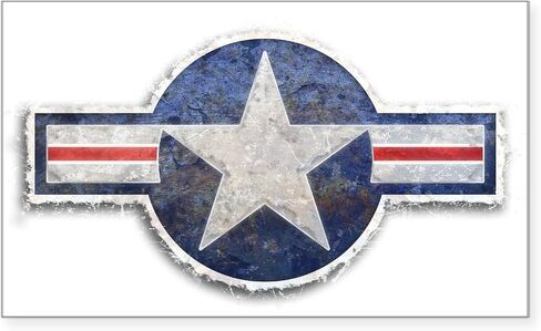 ملصق سيارة CafePress USAF US Air Force Roundel مستطيل الشكل in Saudi Arabia
