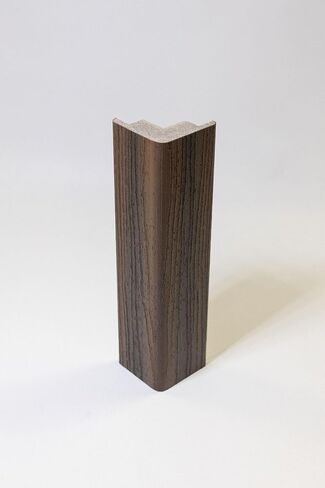 Island Mist 12-Inch Composite Deck Corner Fascia Trim - HG Thermaform, Made for Trex Decks, OEM Materials, Easy Installation, Sold Individually in Saudi Arabia
