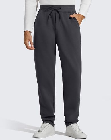 G4Free Flurrylux Men Fleece Lined Sweatpants Drawstring Cotton Warm Straight Leg Casual Track Pants with Pockets in Saudi Arabia