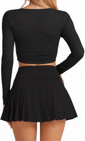 Womens Tie Front Wrap Tops Long Sleeve Bolero Shrugs Cropped Shirts Yoga Ballet Cover Up Top Pilates Workout Outfits in Kuwait