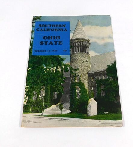 1947 USC at Ohio State College Football Program 10-11-47 - College Programs in Saudi Arabia