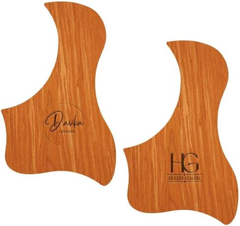 Personalized Guitar Pickguard, Custom Guitar Replacement Parts with Laser Engraving, Premium Guitar Accessories for Electric Guitars (Round) in Saudi Arabia
