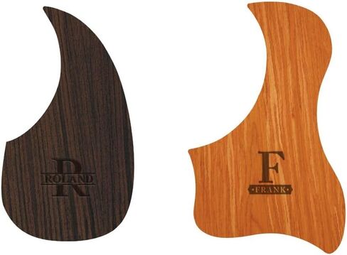 Personalized Guitar Pickguard, Custom Guitar Replacement Parts with Laser Engraving, Premium Guitar Accessories for Electric Guitars (Round) in Saudi Arabia