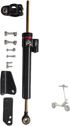 Steering Damper Kit for Electric Scooter F15 – Front Fork Stabilizer Shock Absorber for Enhanced Safety and Control, Easy Installation in Saudi Arabia