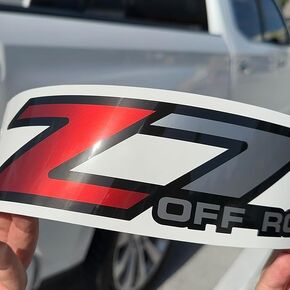 Z71 Offroad Decals Stickers for Chevy Silverado Z71 2001-2006 Bed Side 1500 2500 HD 01-06 (Set of 2 Clear Decals) in Saudi Arabia