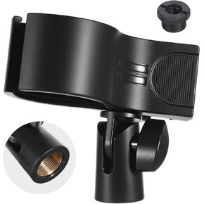 Universal Mic Clip Holder for Stand Microphone Clip Holder Microphone Holders Clamp Microphones Stand Clips Fit for Most Condenser and Wireless Microphones with OD 1.26" from 2.3" in Kuwait