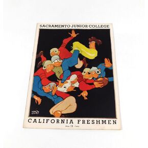 1936 Sacarmento JC vs California Freshmen College Football Program - College Programs in Kuwait