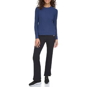 Tommy Hilfiger Women's Long Sleeve Crewneck Shirt with Thumbholes in Kuwait