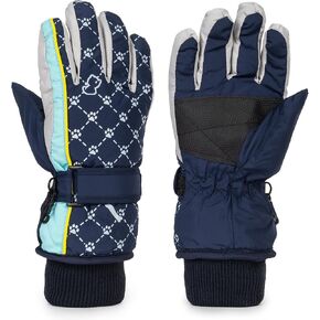 Kids Warm Ski Gloves, Waterproof Winter Snow Gloves for Boys and Girls, Windproof for Snowboarding & Sledding 5-8Years in Kuwait