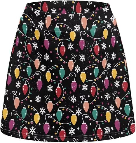 Womens Summer Tennis Skirts with Shorts Underneath Pickleball, Athletic, Workout and Golf Skorts with Pockets in Saudi Arabia