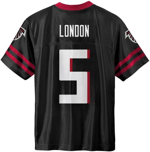 Drake London Atlanta Falcons Black #5 NFL Kids 4-7 اسم ورقم الفريق لون المنزل لاعب جيرسي in Saudi Arabia