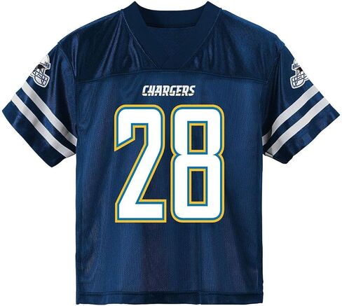 Outerstuff Melvin Gordon Los Angeles Chargers # 28 Navy Youth اسم ورقم اللاعب الأساسي جيرسي in Saudi Arabia