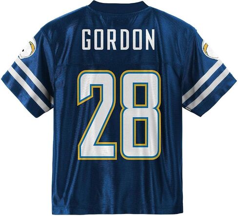 Outerstuff Melvin Gordon Los Angeles Chargers # 28 Navy Youth اسم ورقم اللاعب الأساسي جيرسي in Saudi Arabia