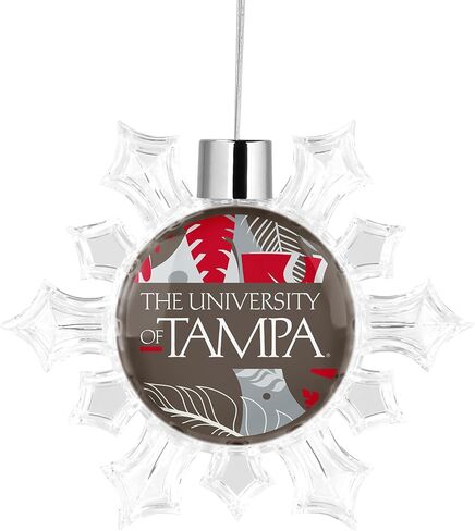 University of Tampa Snowflake Christmas Tree Ornament Decoration for Tree Party Home Holiday Decor (University of Tampa 5) in Saudi Arabia