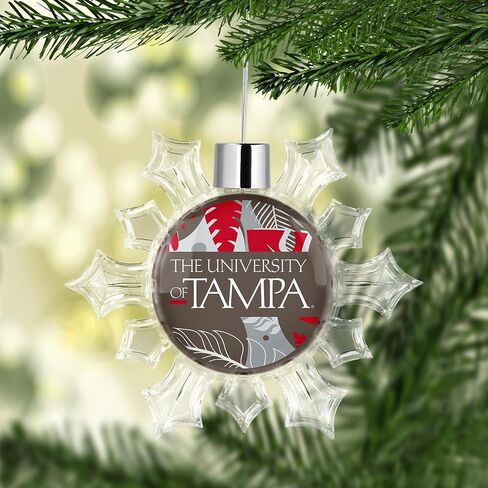 University of Tampa Snowflake Christmas Tree Ornament Decoration for Tree Party Home Holiday Decor (University of Tampa 5) in Saudi Arabia
