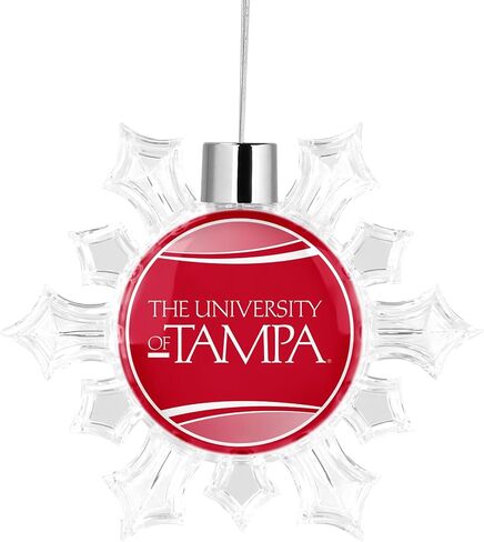 University of Tampa Snowflake Christmas Tree Ornament Decoration for Tree Party Home Holiday Decor (University of Tampa 5) in Saudi Arabia