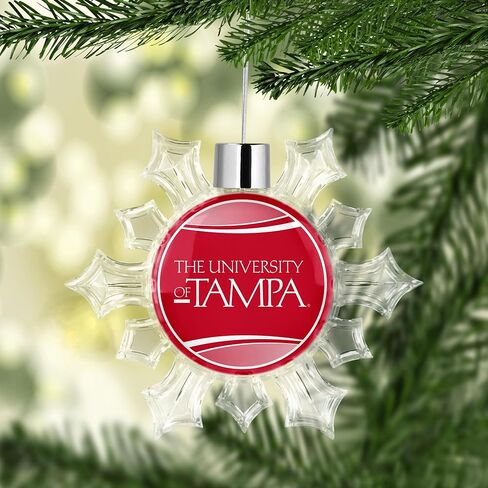 University of Tampa Snowflake Christmas Tree Ornament Decoration for Tree Party Home Holiday Decor (University of Tampa 5) in Saudi Arabia