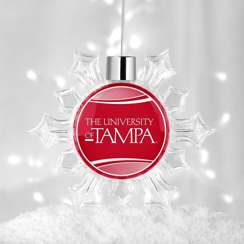 University of Tampa Snowflake Christmas Tree Ornament Decoration for Tree Party Home Holiday Decor (University of Tampa 5) in Saudi Arabia