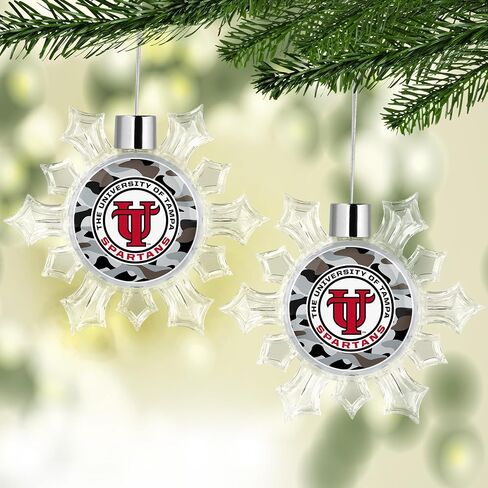 University of Tampa Snowflake Christmas Tree Ornament Decoration for Tree Party Home Holiday Decor (University of Tampa 5) in Saudi Arabia